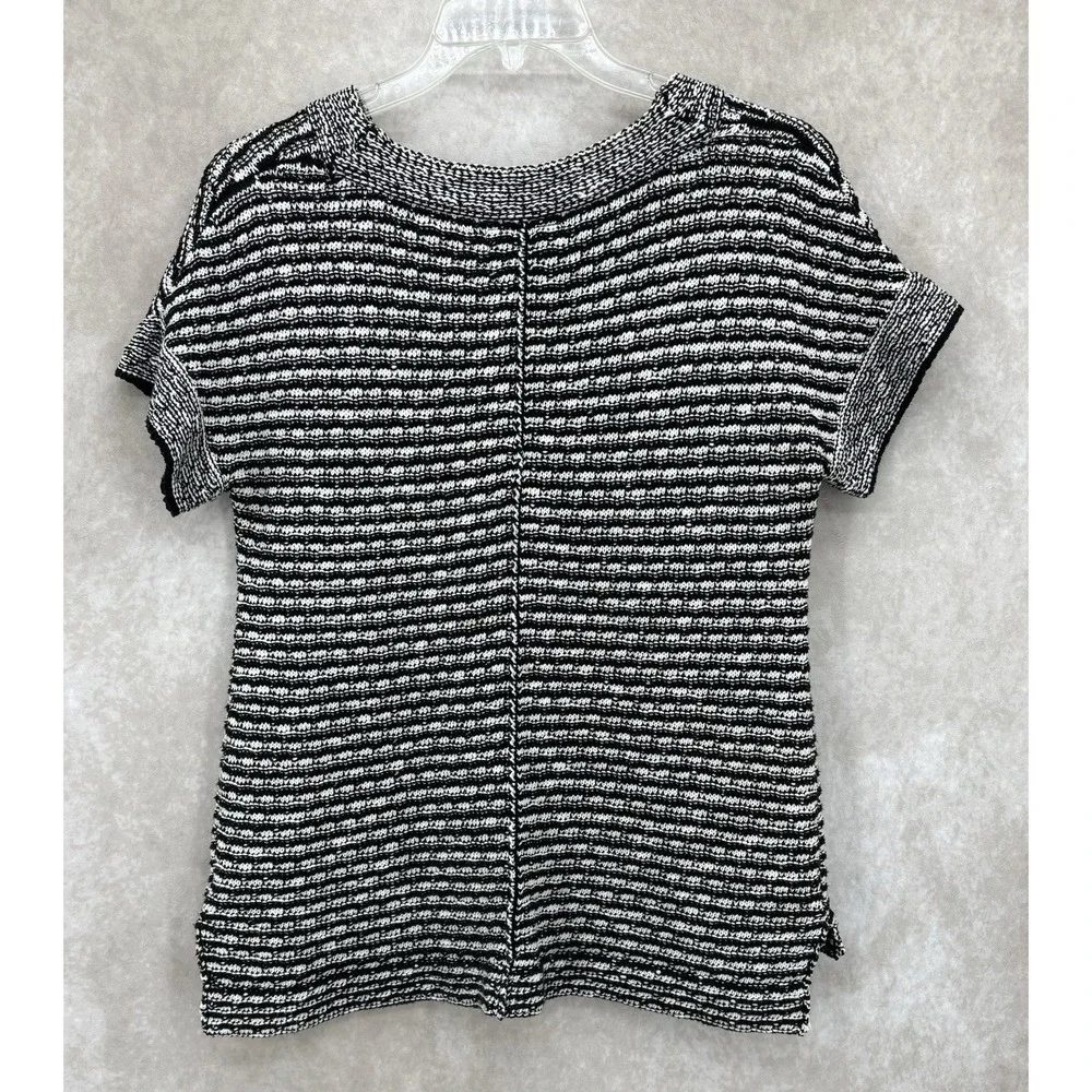 Anthropologie Field & Flower Greta Pullover Sweater Size Large Knit‎ Striped Top